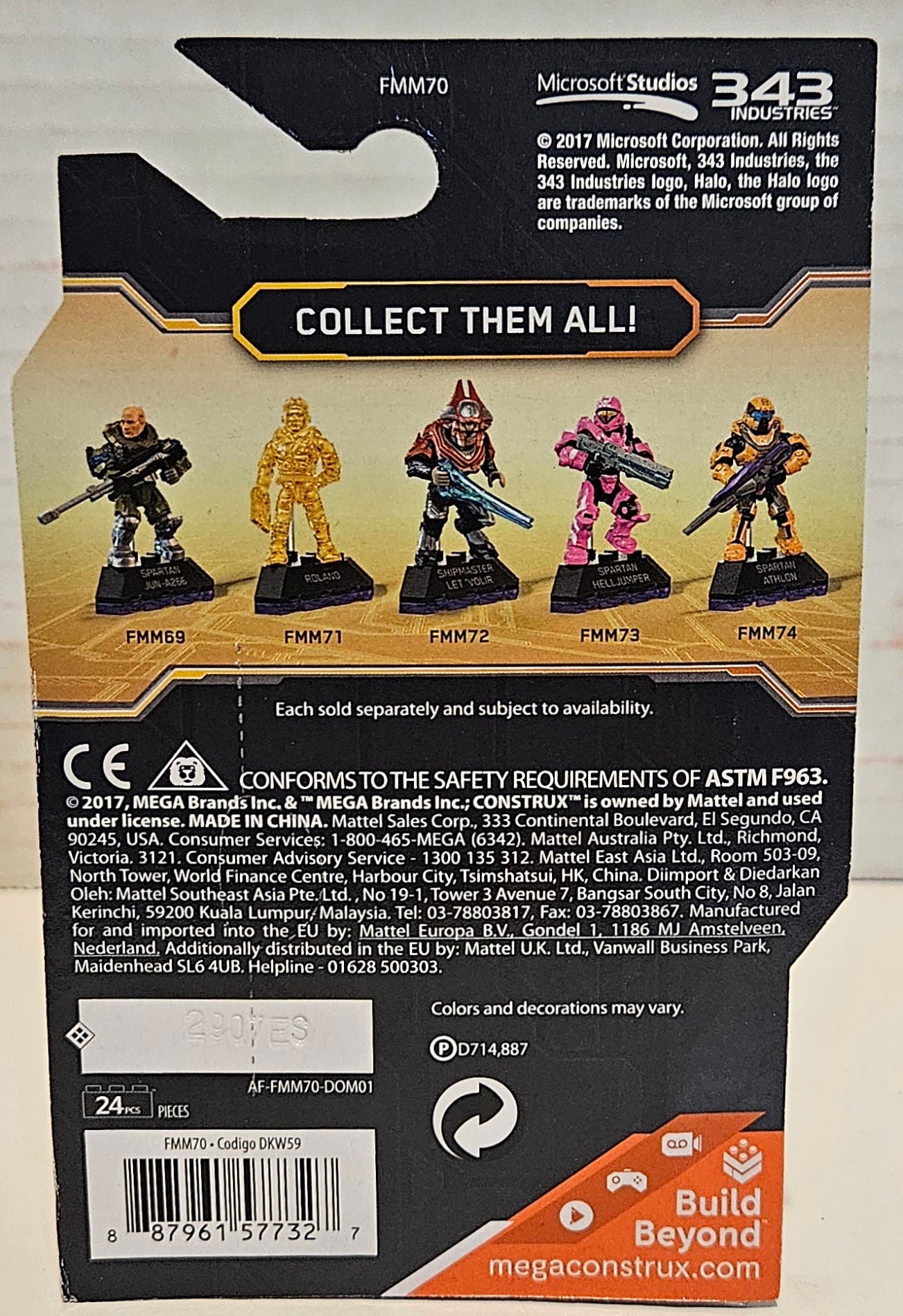 Halo Heroes Spartan Grant NIB