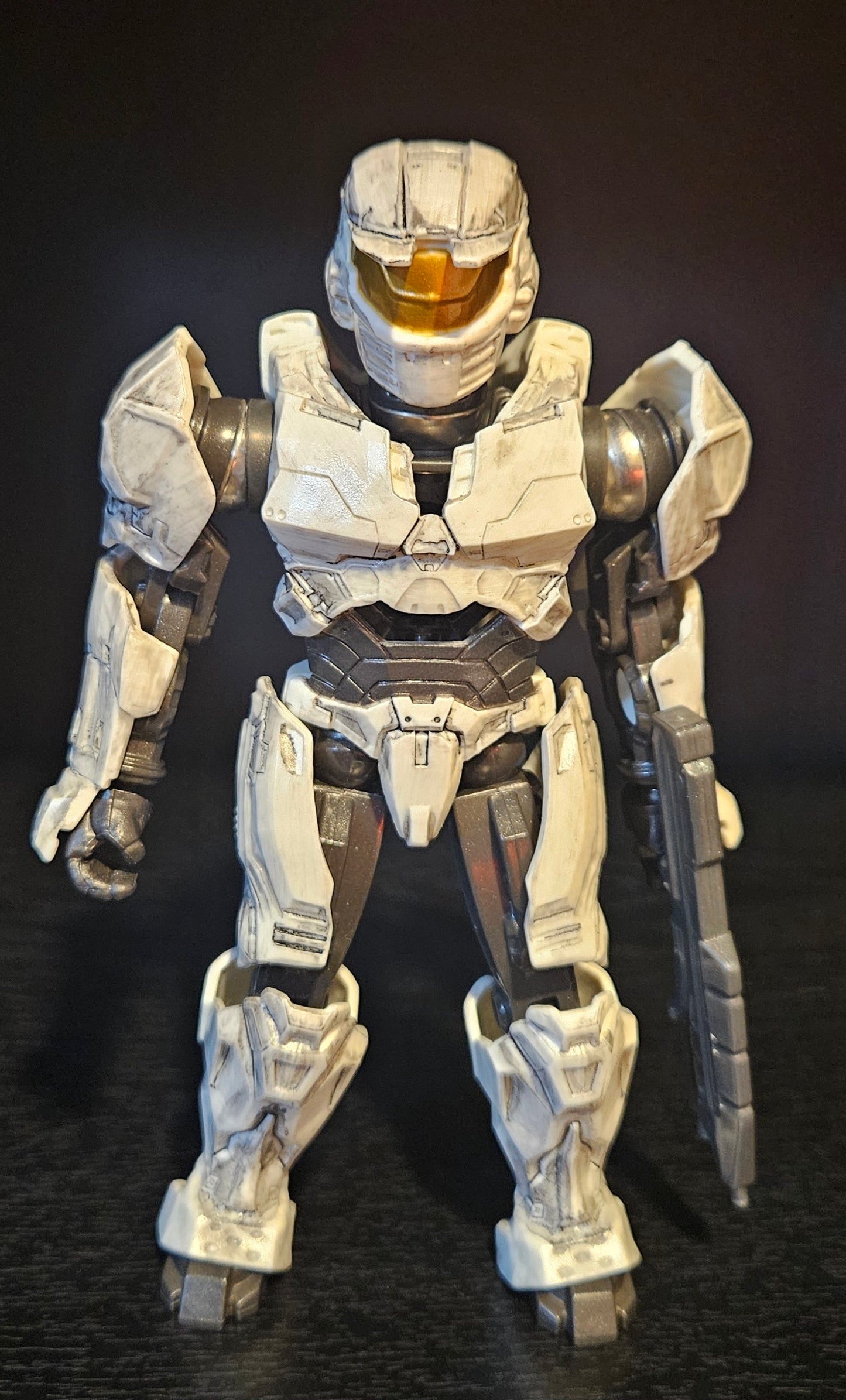 Mega Bloks Halo Spartan MkIV White Magnetic Figure