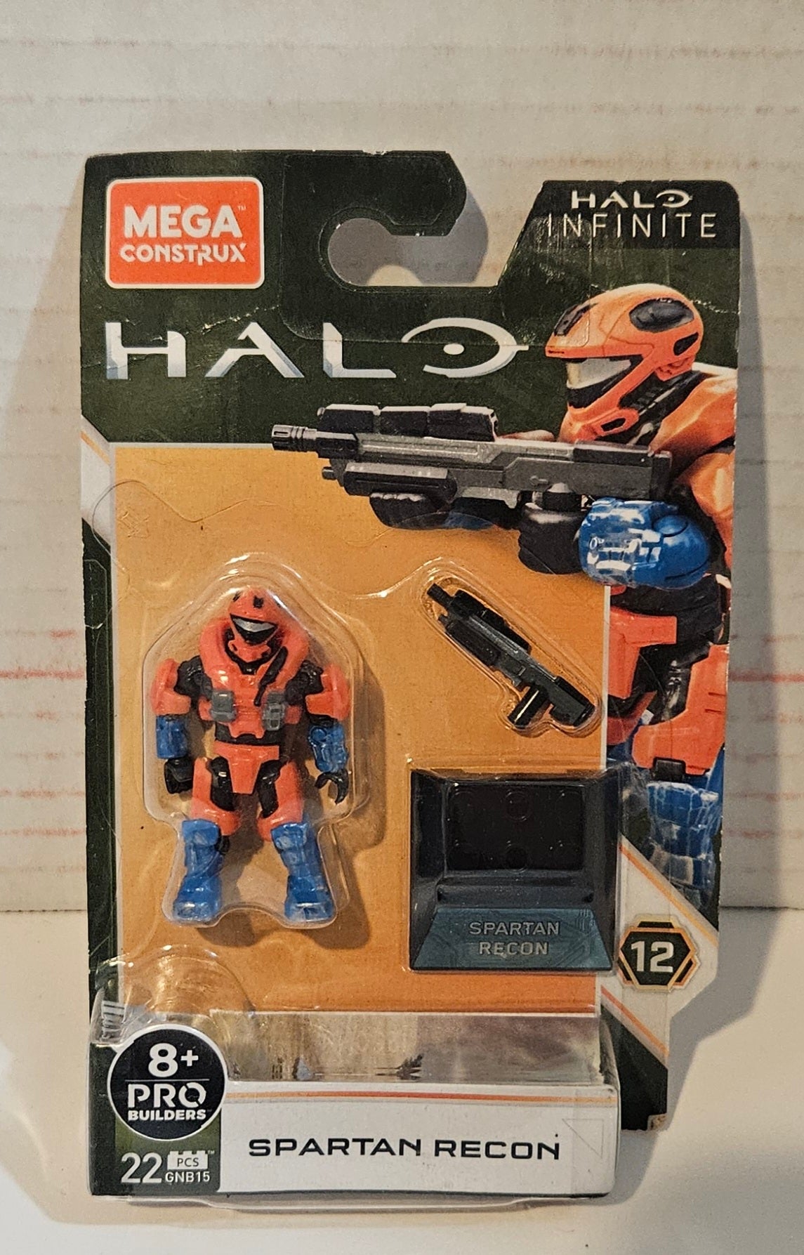 Mega Construx Halo Heroes Spartan Recon Series 12 NIP Damaged Card