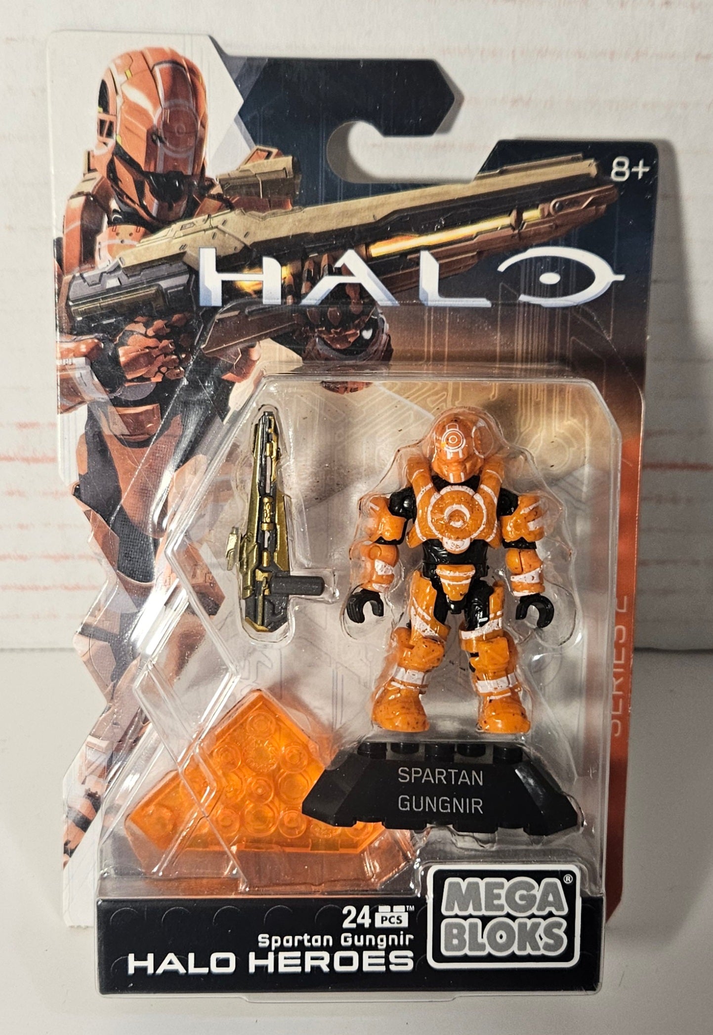 Mega Bloks Halo Heroes Series 2 Spartan Gungnir