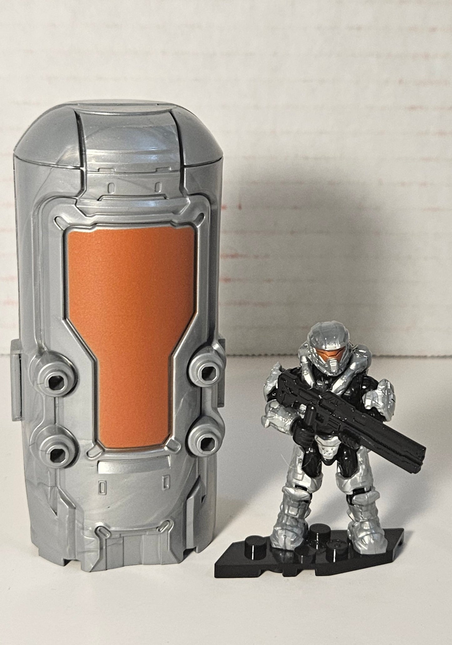 Mega Construx Halo Metallic Cryotube Silver