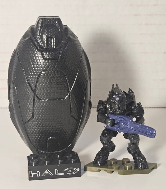 Mega Bloks Halo Metallic Black Elite Droppod