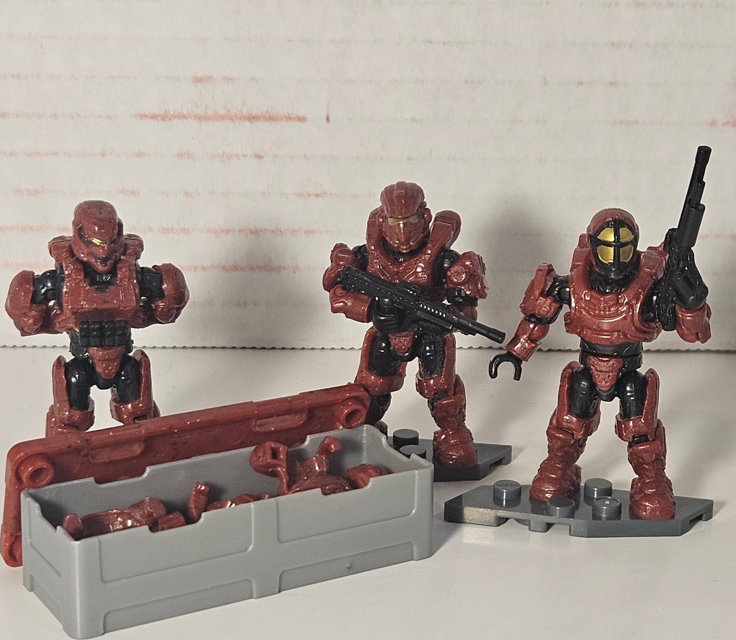 Mega Bloks Halo Fireteam Crimson Colored Armory Pack